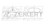 ZEKKERT Jarrupala, levyjarru BS-1392