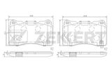 ZEKKERT Bremžu uzliku kompl., Disku bremzes BS-1509
