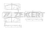 ZEKKERT Jarrupala, levyjarru BS-2133