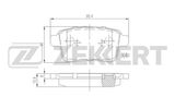 ZEKKERT Jarrupala, levyjarru BS-2819