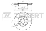 ZEKKERT Тормозной диск BS-5846