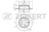 ZEKKERT Bromsskiva BS-6146