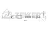 ZEKKERT Тормозной шланг BS-9286