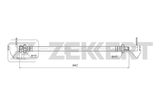 ZEKKERT Тормозной шланг BS-9404