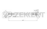 ZEKKERT Bromsslang BS-9408