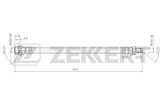 ZEKKERT Bromsslang BS-9466
