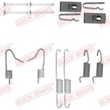 QUICK BRAKE priedų komplektas, stovėjimo stabdžių trinkelės 105-0898