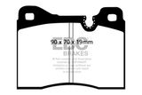 EBC Brakes Bromsbeläggssats, skivbroms DP282/2