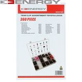 ENERGY Fiksējošo skavu komplekts, Virsbūve NE00769