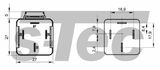 S-TEC Relee, peavool WES22200106A