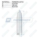 MOTORHERZ Kaitsekumm,rooliseade RDZ0508MG