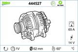 VALEO Генератор 444527