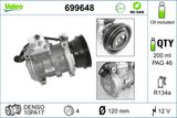 VALEO Компрессор, кондиционер 699648