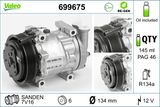 VALEO Kompressor, klimatanläggning 699675