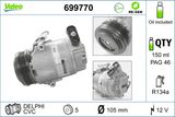 VALEO Компрессор, кондиционер 699770