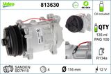 VALEO Компрессор, кондиционер 813630