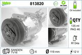 VALEO Компрессор, кондиционер 813820