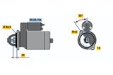 BOSCH Startmotor 0 001 108 101