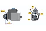 BOSCH Startmotor 0 001 112 025