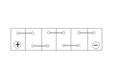 BOSCH Startera akumulatoru baterija 0 092 S40 090