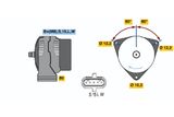 BOSCH Generator 0 123 525 501