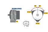 BOSCH Generator 0 124 615 030