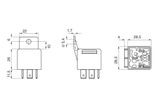 BOSCH Relee, peavool 0 332 019 151