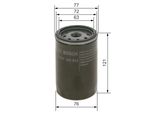 BOSCH Oljefilter 0 451 103 314