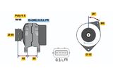 BOSCH Generator 0 986 042 301