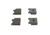 BOSCH Комплект тормозных колодок, дисковый тормоз 0 986 462 282