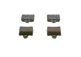 BOSCH Комплект тормозных колодок, дисковый тормоз 0 986 465 751