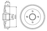 BOSCH Тормозной барабан 0 986 477 184