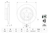 BOSCH Тормозной диск 0 986 479 042