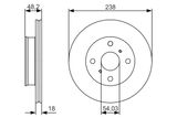 BOSCH Тормозной диск 0 986 479 R75