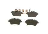 BOSCH Комплект тормозных колодок, дисковый тормоз 0 986 494 087