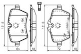 BOSCH Piduriklotside komplekt, ketaspidur 0 986 494 168