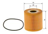 BOSCH Oljefilter 1 457 429 762