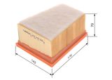 BOSCH Luftfilter 1 457 433 529