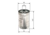 BOSCH Bränslefilter 1 457 434 337