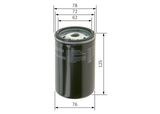 BOSCH Топливный фильтр 1 457 434 432