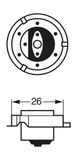 BOSCH Kvēlspuldze 1 987 302 606