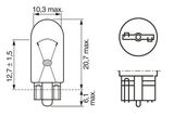 BOSCH Hõõgpirn, Suunatuli 1 987 302 819