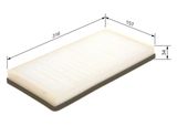 BOSCH Filter, kupéventilation 1 987 432 007