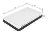 BOSCH Filter, kupéventilation 1 987 432 062