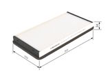 BOSCH Filter, kupéventilation 1 987 432 200