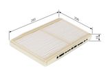 BOSCH Filter, kupéventilation 1 987 432 225