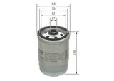 BOSCH Bränslefilter F 026 402 043