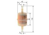 BOSCH Топливный фильтр F 026 403 169