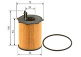 BOSCH Eļļas filtrs F 026 407 082