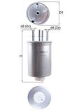 KNECHT Filtr paliwa KL 1026